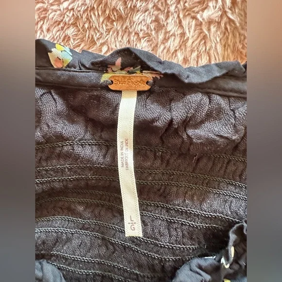 SOLD - NWOT FREE PEOPLE Kaia Set Black Large - Picture 8 of 13